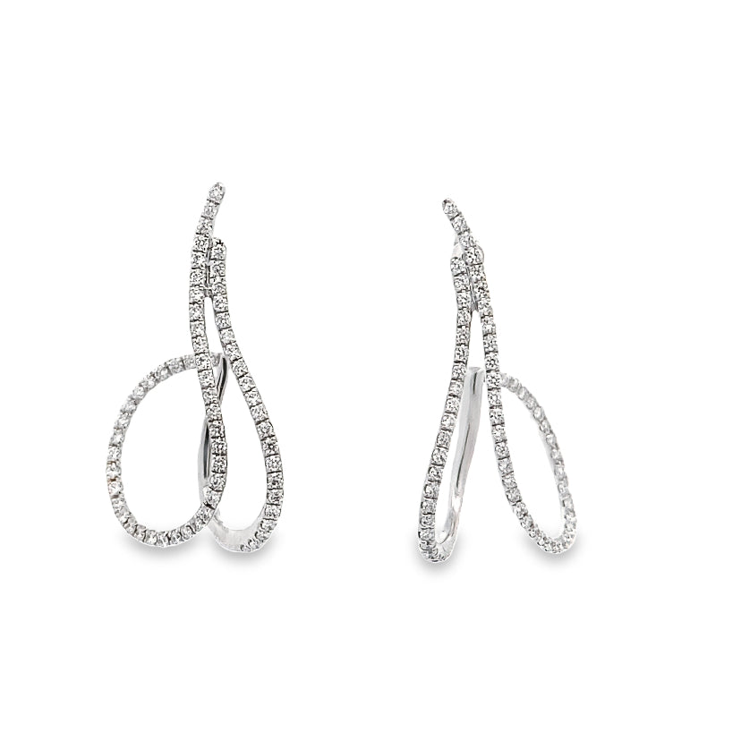 Swoop Diamond Earrings