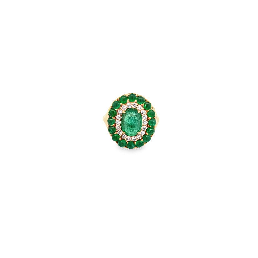 Vintage Emerald Ring By Crivelli