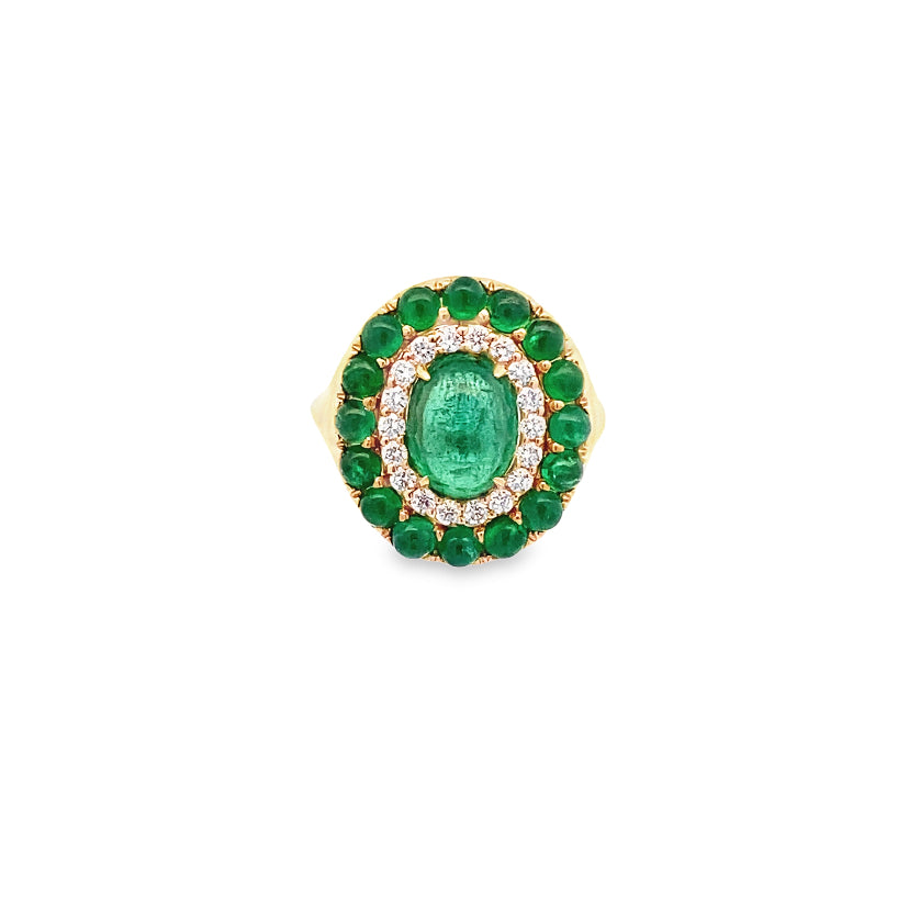 Vintage Emerald Ring By Crivelli