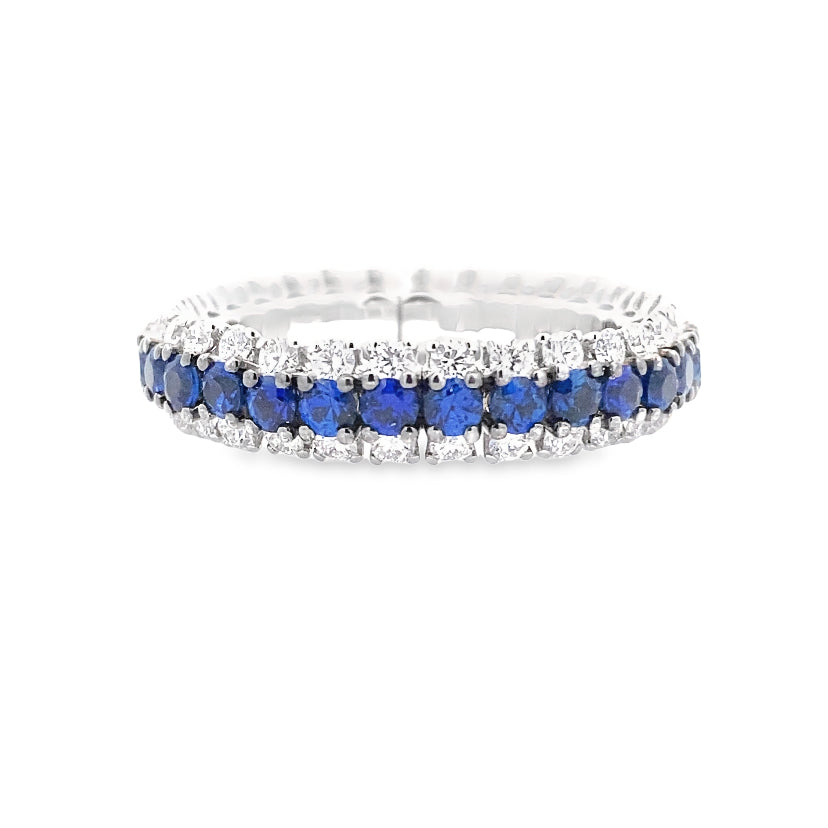 Whisperer Sapphire Stack RIng