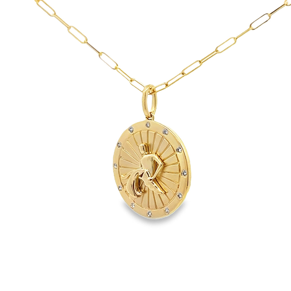 Aquarix Gold Pendant Necklace