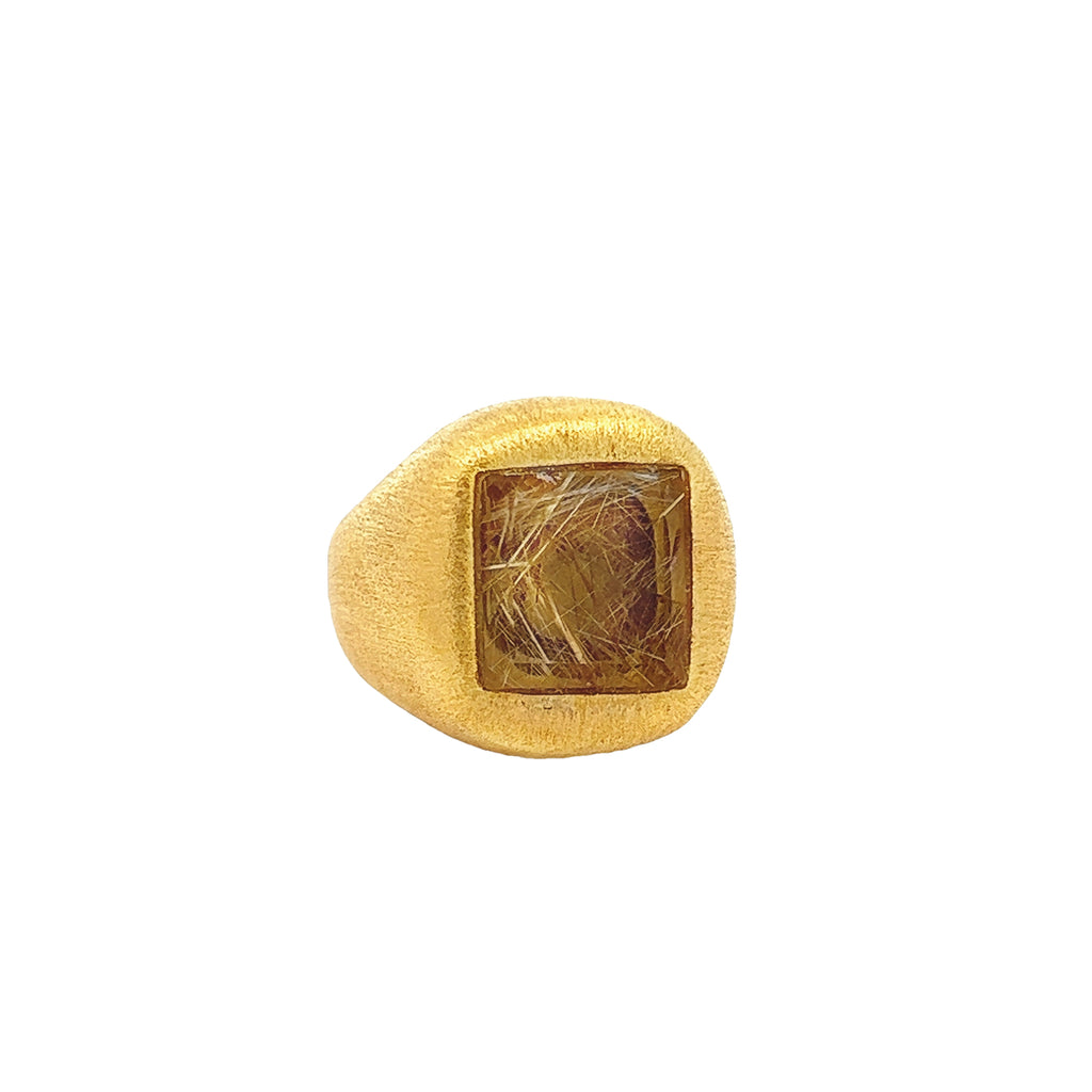 Rubic Vintage Quartz Ring