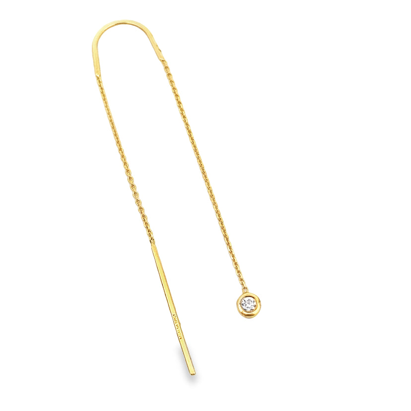 Single Chain Gold Earring