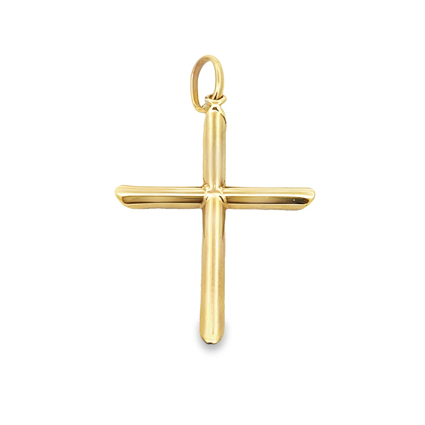 Radiant Gold Cross Pendant