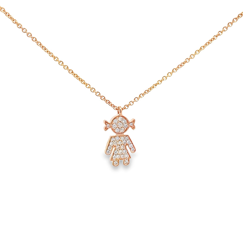 Diamond Girl Pendant By Crivelli