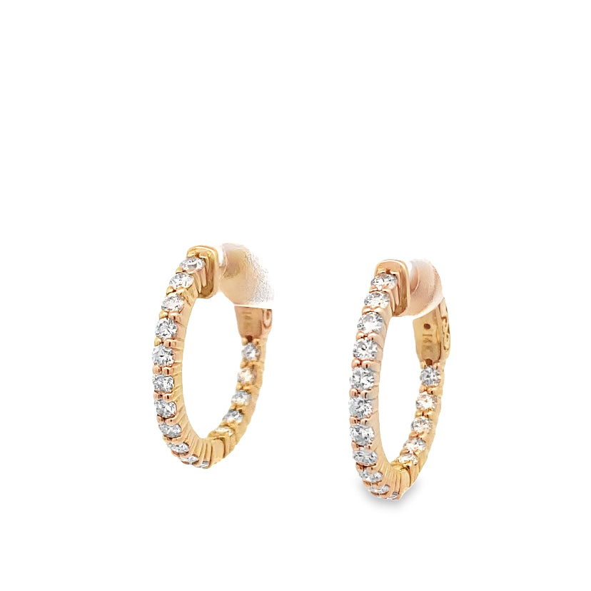 Shine Bright Diamond Hoops