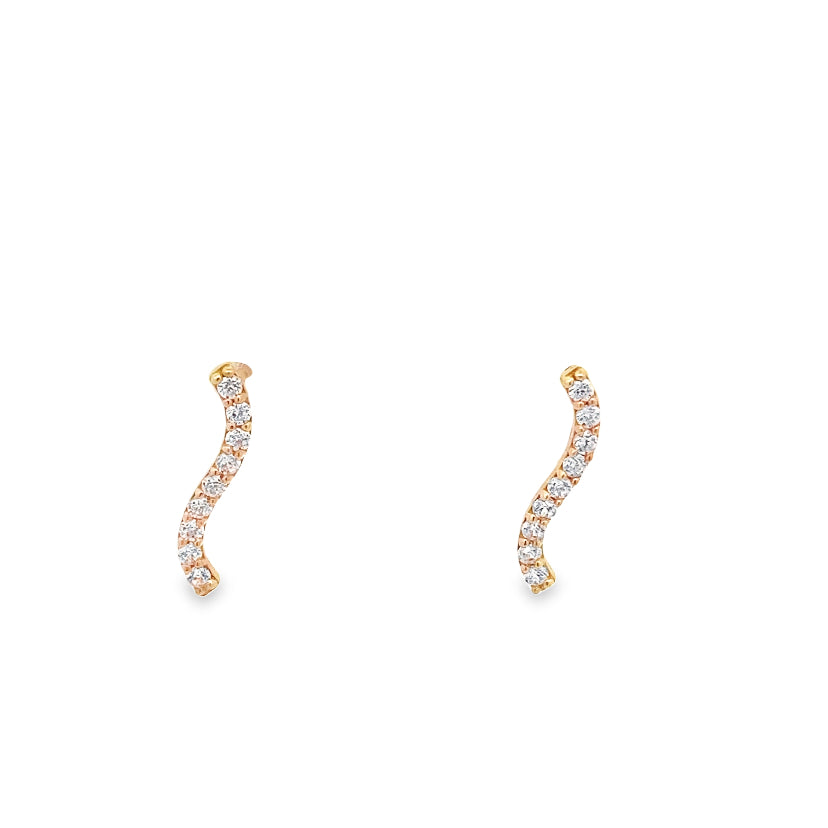 Glossy Gold Earrings
