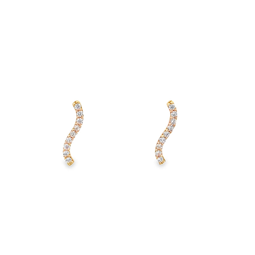 Glossy Gold Earrings
