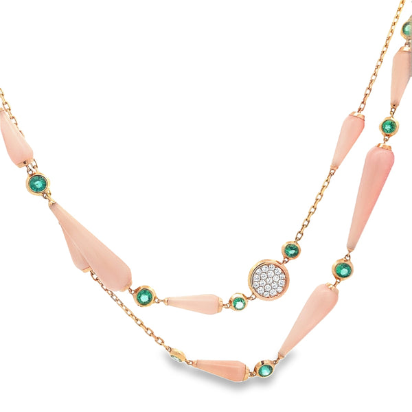 Enchanted Bloom Gold Chain Necklace