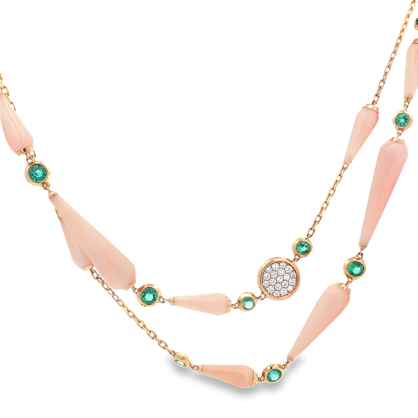 Enchanted Bloom Gold Chain Necklace