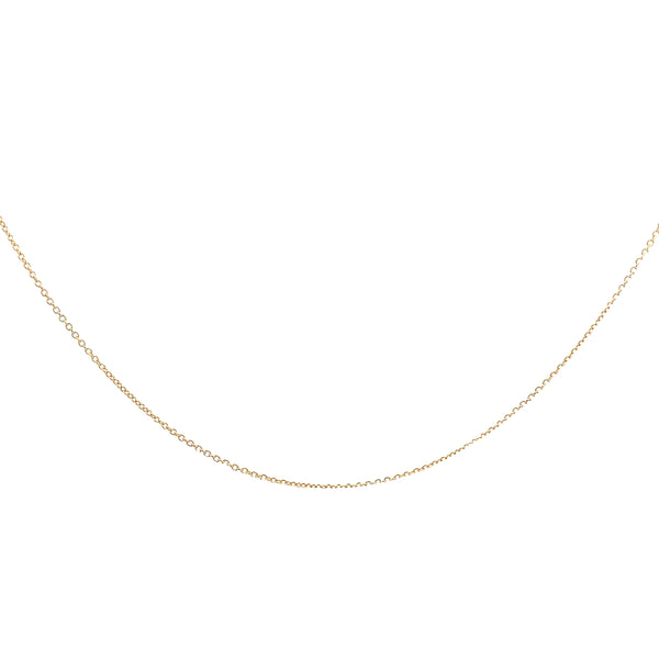 New 18Kt Gold Chain Skinny