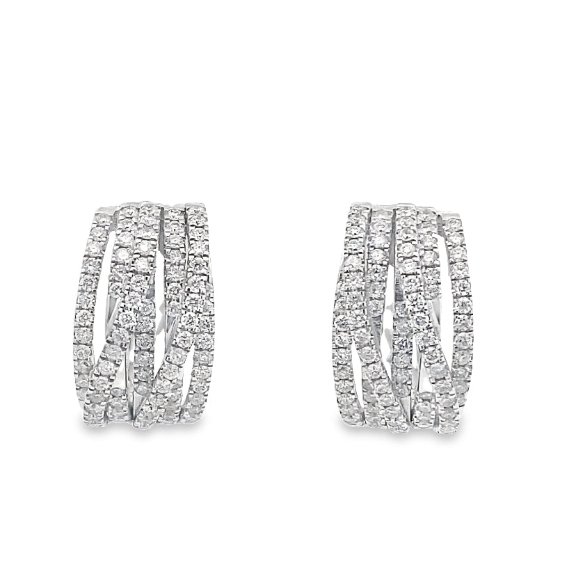 Diamond Cascade Drop Earrings