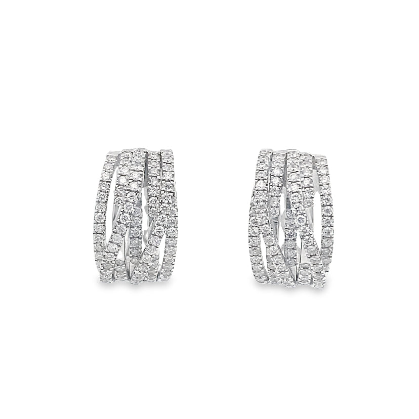 Diamond Cascade Drop Earrings