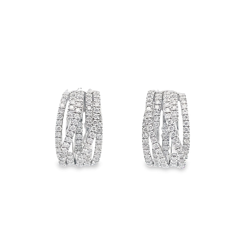 Diamond Cascade Drop Earrings