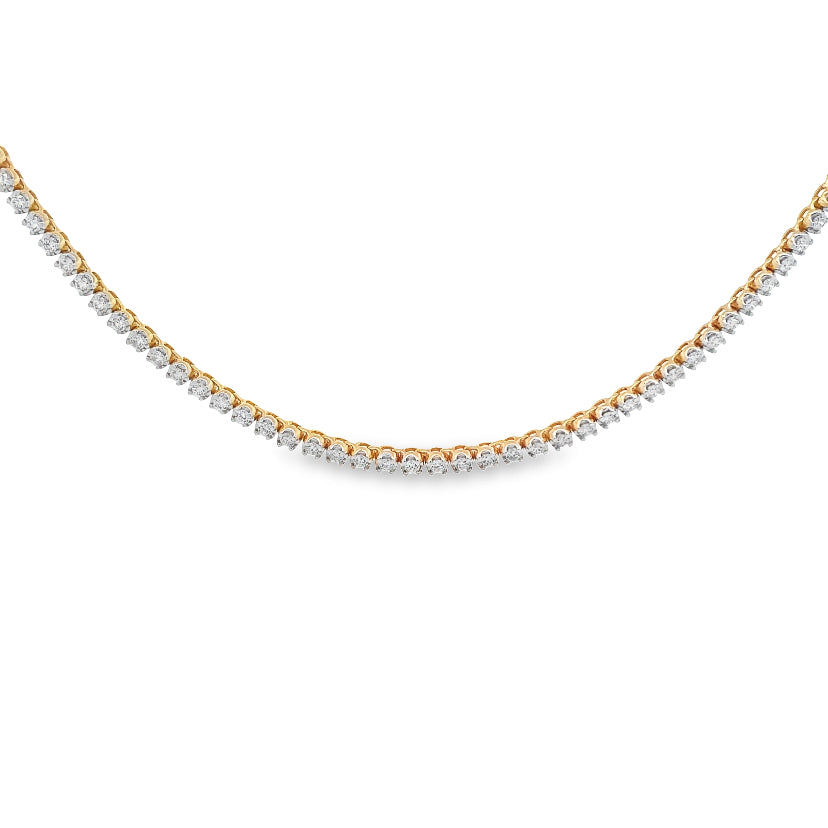 Incomparable Diamond Tennis Necklace