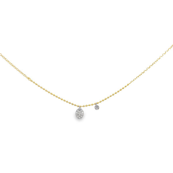 Vela Diamond Drop Necklace