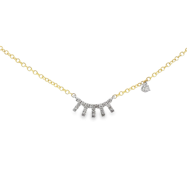 Atik Diamond Lashes Necklace