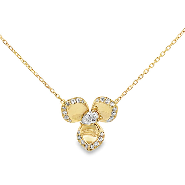 Tuscany Flower Gold Necklace