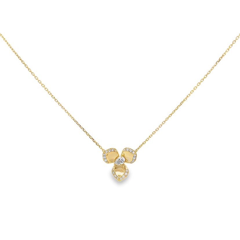 Tuscany Flower Gold Necklace