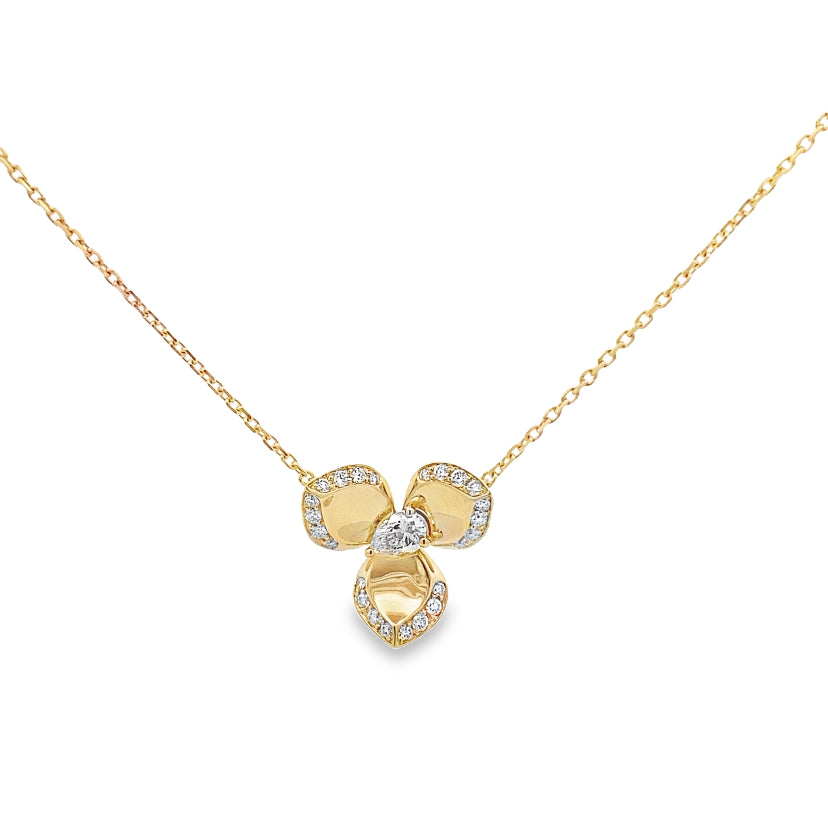 Tuscany Flower Gold Necklace