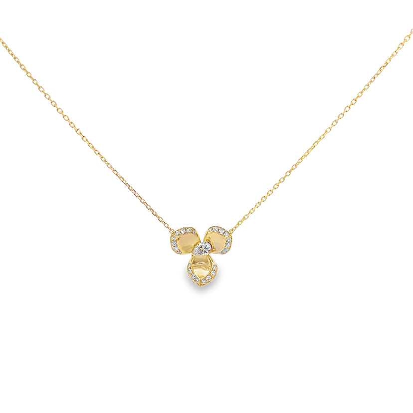 Tuscany Flower Gold Necklace