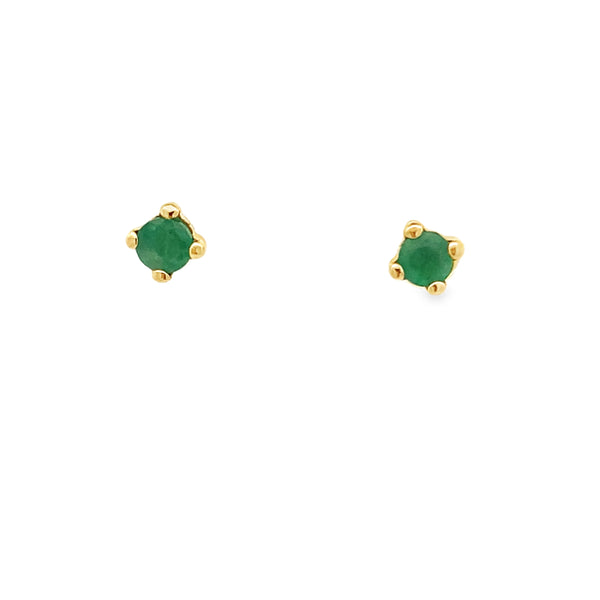 Regal Green Cz Stud