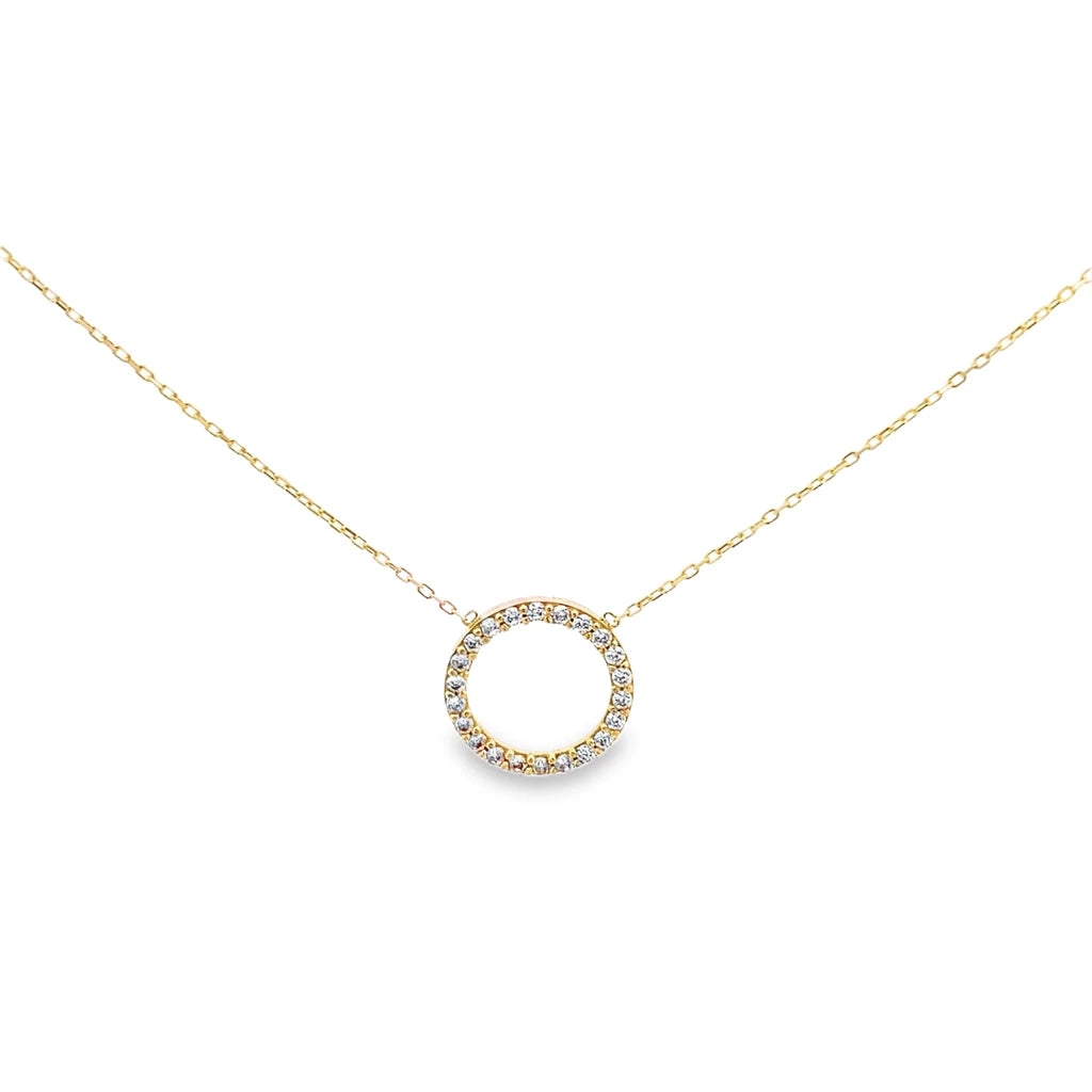 Brilliant Round Reflection Necklace