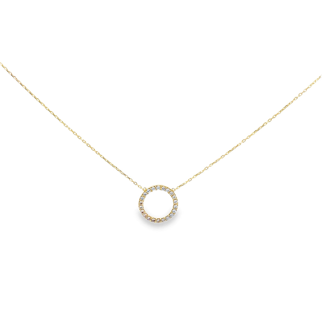 Brilliant Round Reflection Necklace