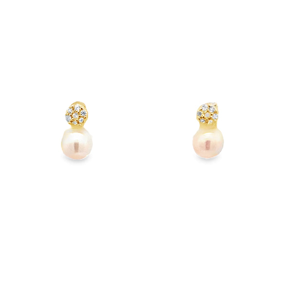 Sleek  Baby Pearl Studs