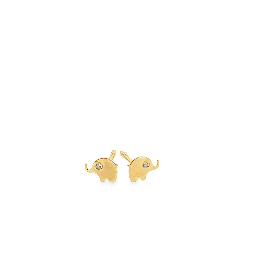 Heartfelt Baby Elephant Studs