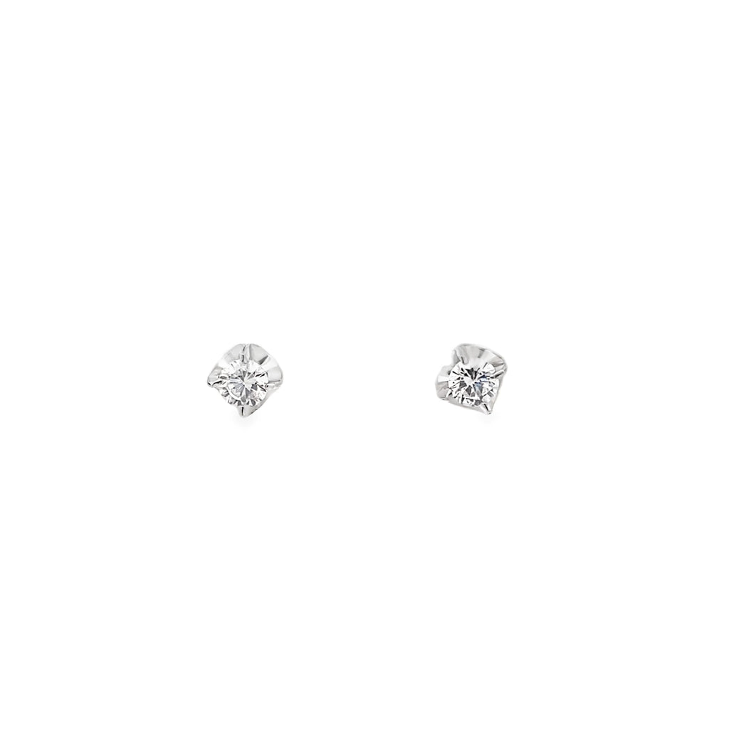 Love's Light Cz Baby Studs