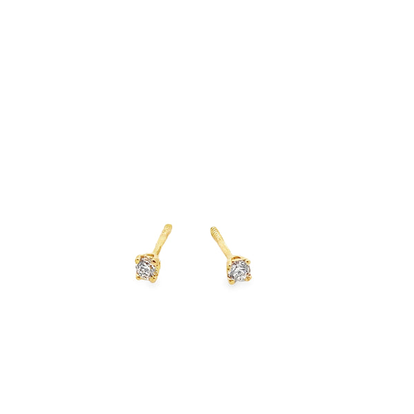 Crystal Cz Baby Studs