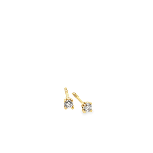 Sparkle Tiny Cz baby studs