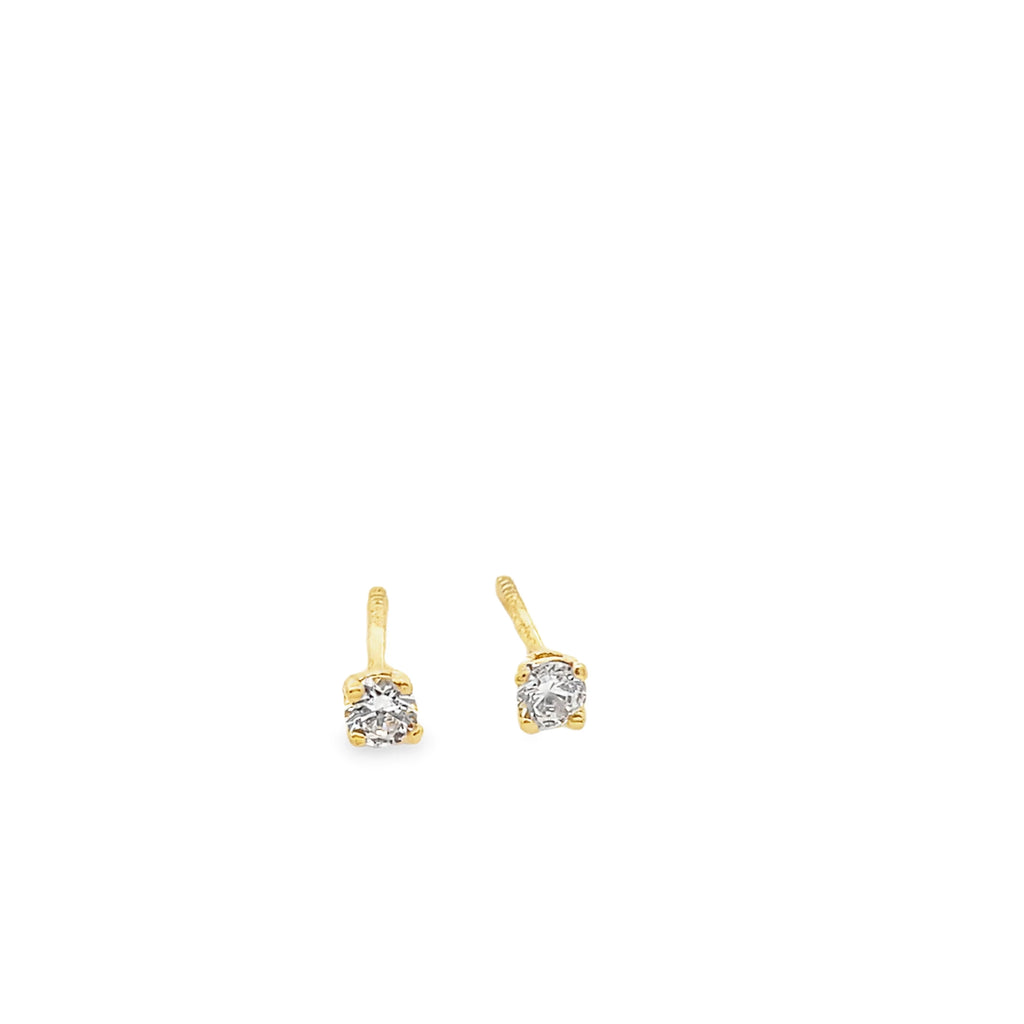 Charm Cz Tiny Baby Studs