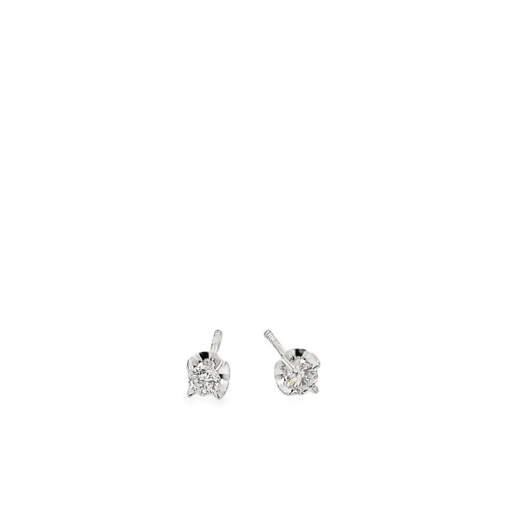 Classic Diamond Elegance Baby Studs