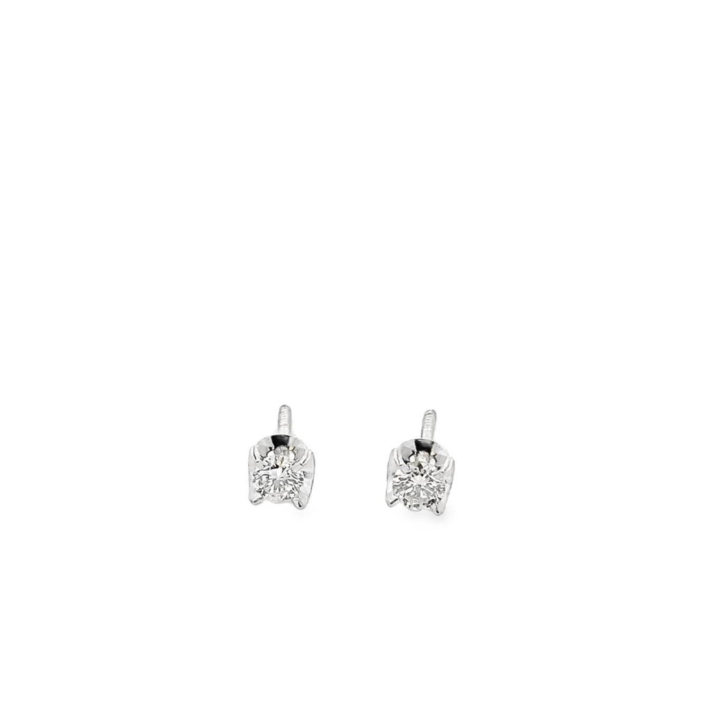 Classic Diamond Elegance Baby Studs