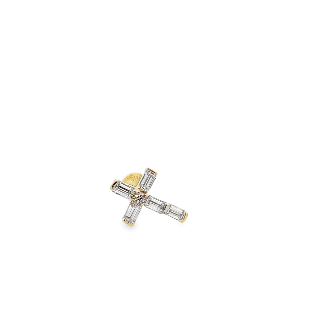 Crucifix Gold Piercing