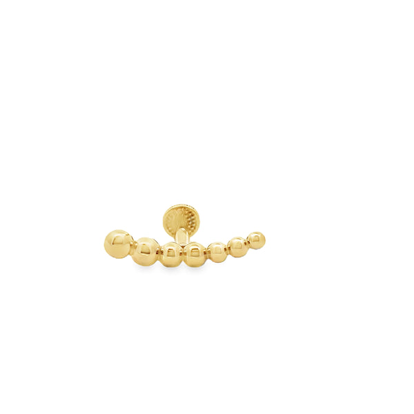 Bubbly Gold Piercing