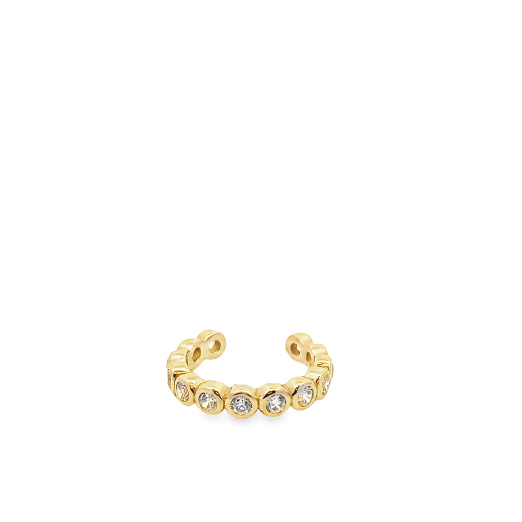 Lynx Gold Zirconia Cuff