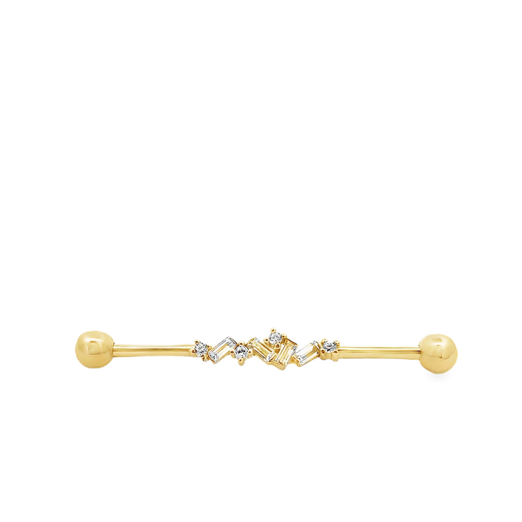 Twig Bar Gold Piercing