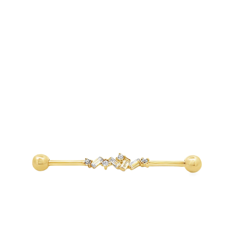 Twig Bar Gold Piercing