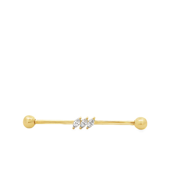 Robin Bar Gold Piercing