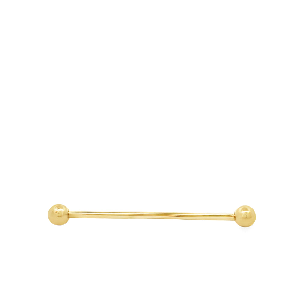 Goldie Gold Bar Piercing