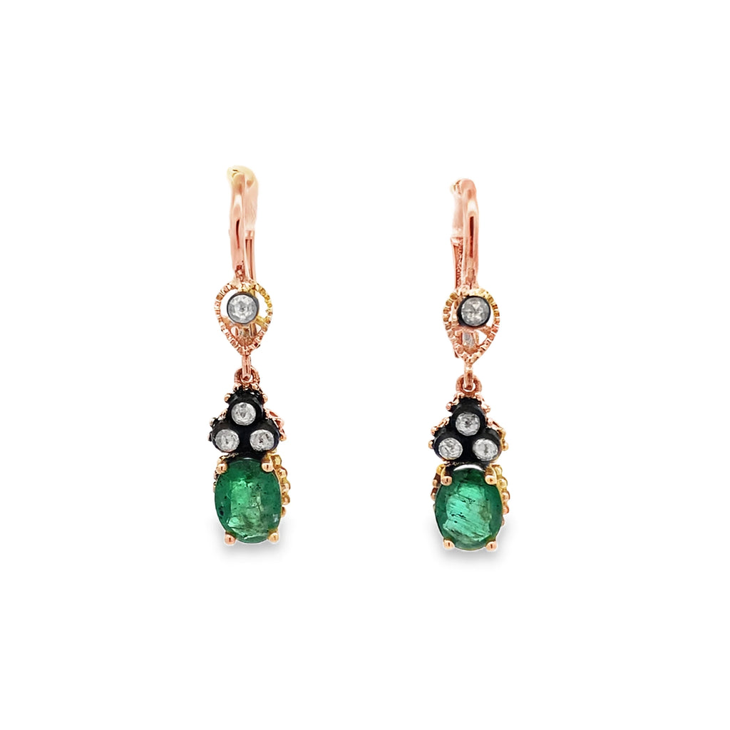 Emerald Vintage Earrings