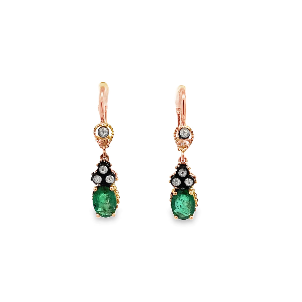 Emerald Vintage Earrings