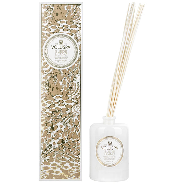 Suede Blanc Reed Diffuser