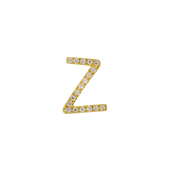 Diamond "Z" Initial Pendant