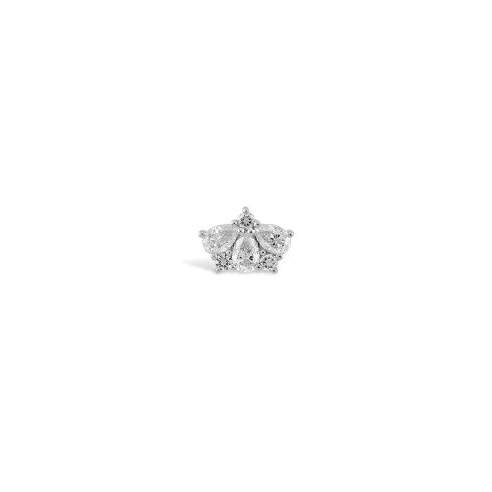 Crown Diamond Stud Piercing
