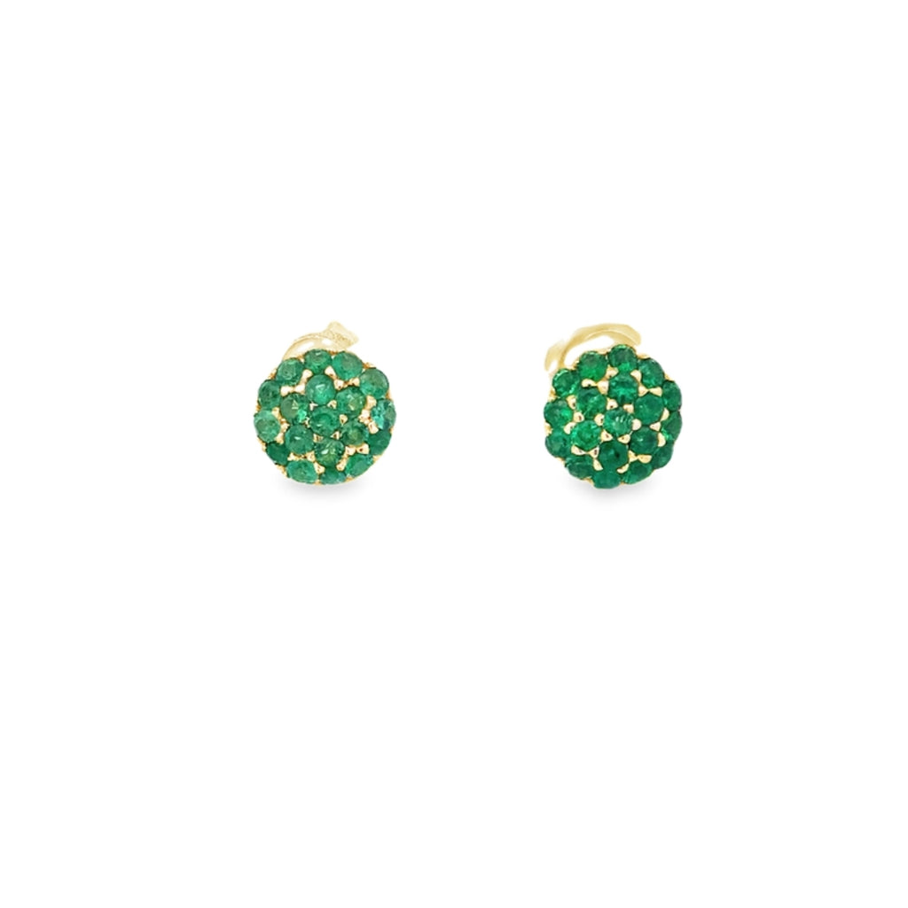 Precious Emerald Studs